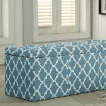ZAIRA I STORAGE OTTOMAN BLUE CM-BN6033BL